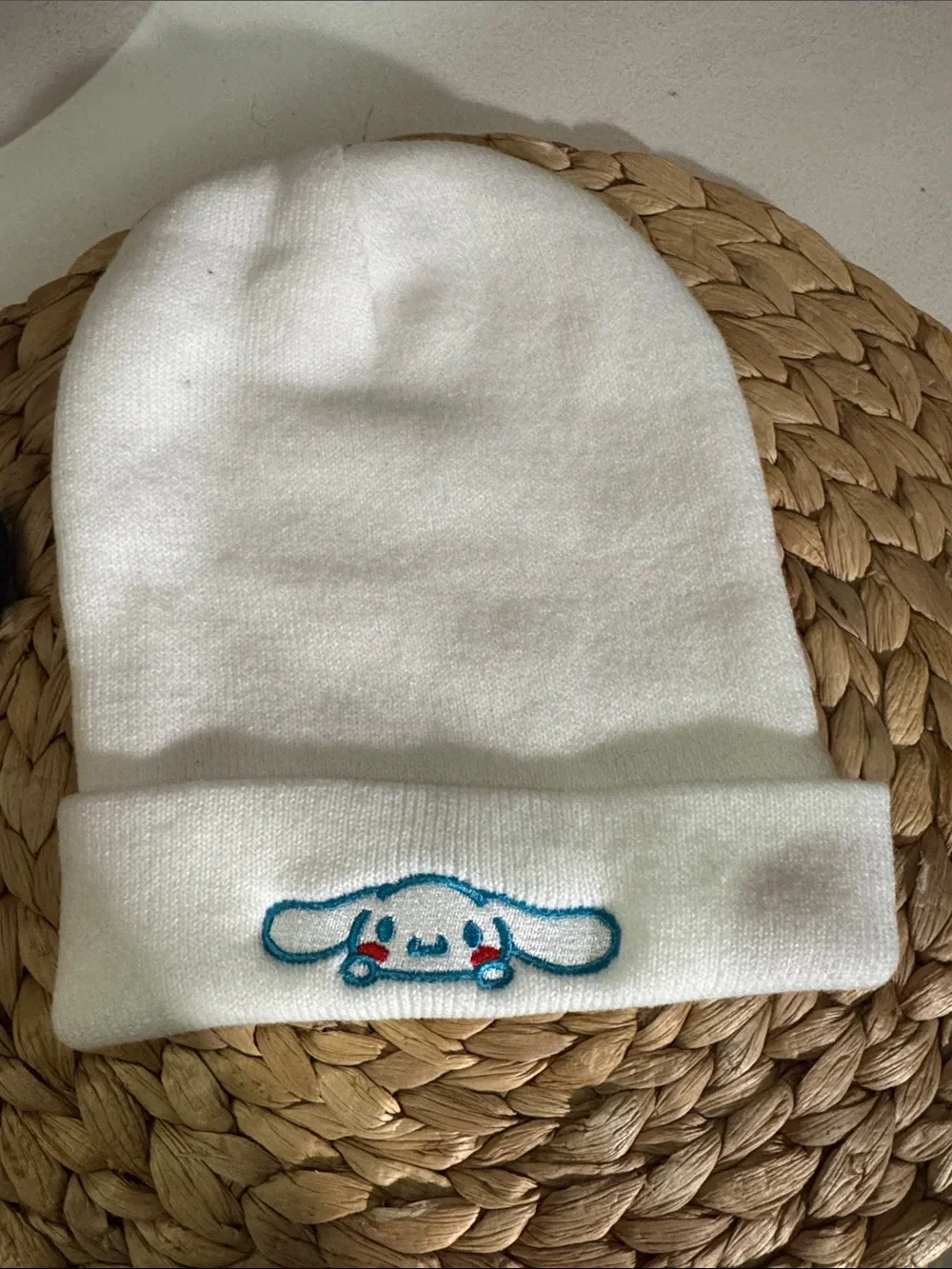 Cinnamon roll & Pikachu-Inspired Knit Beanie